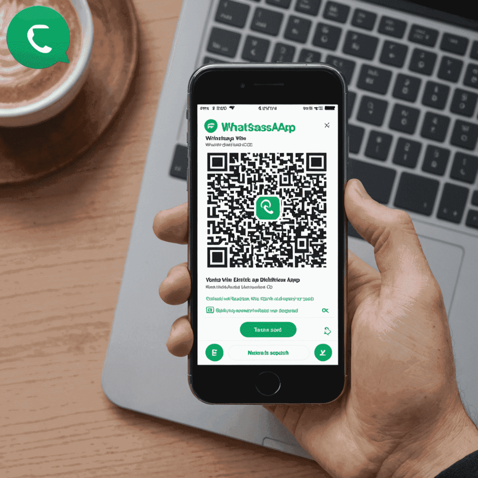 Скріншот сторінки WhatsApp Web з відображеним QR-кодом для сканування
